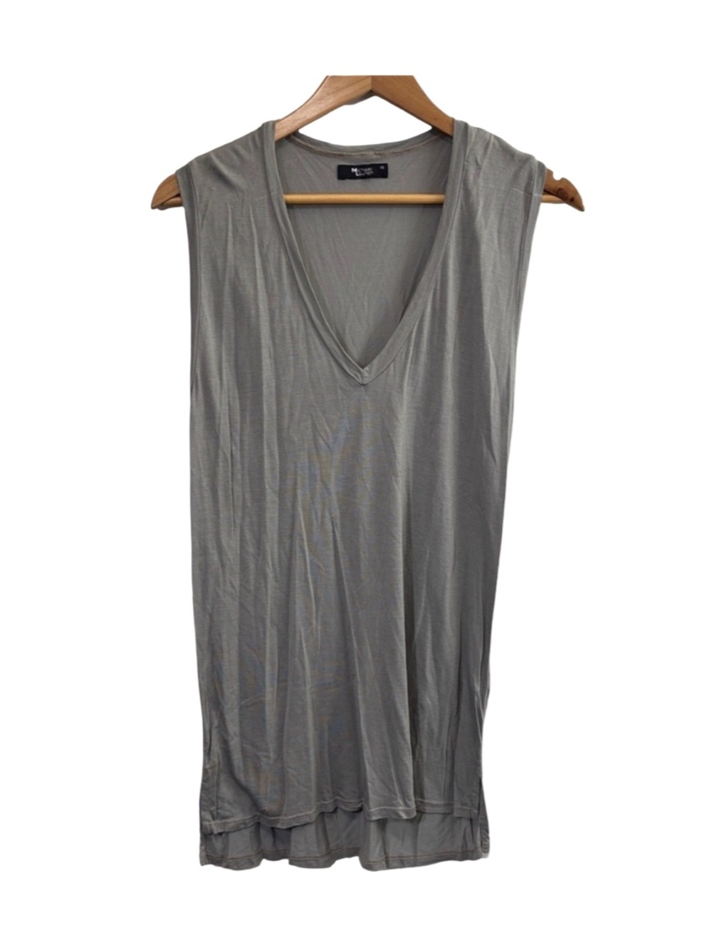 Michael Lauren Gray Sleeveless Blouse